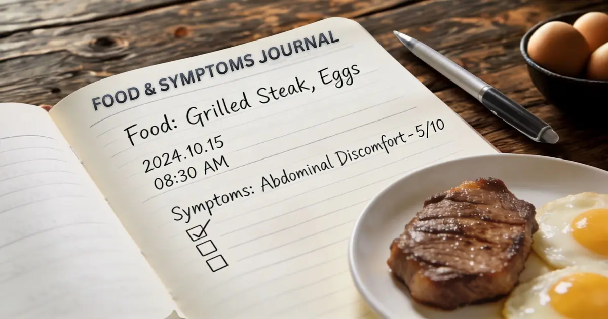 How to track symptoms on a carnivore diet